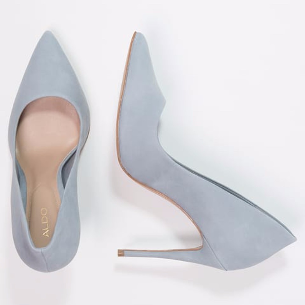 Aldo Cassedy Classic Heels Light Blue Size 8.5/39